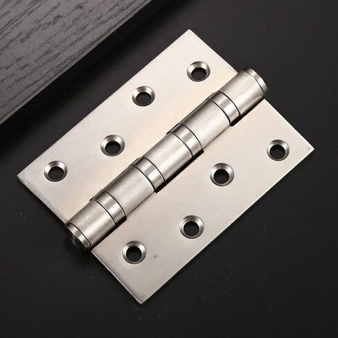 4 Inch Stainless Steel Bearings Hinges 3mm Thick Heavy Doors Load Bearing L Hardware Accessories 4Pcs(Bronze) in Kuwait