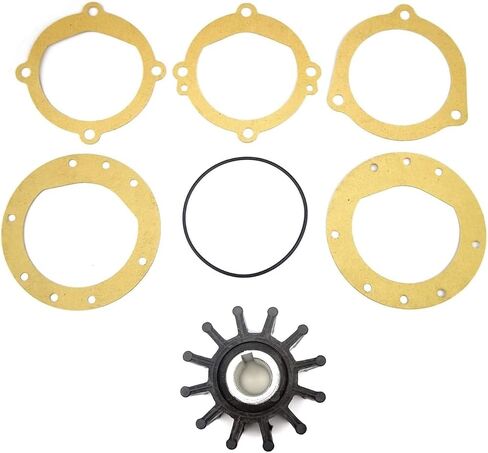 Water Pump Impeller Kit Replaces Sherwood 9959K, 09959K & Johnson 09-701B-1, Onan 132-0317 132-0117, Pleasurecraft R061015, Yamaha YSC-101-03-01,Volvo 835512 3854286, Jabsco 18838-0001-P in Kuwait