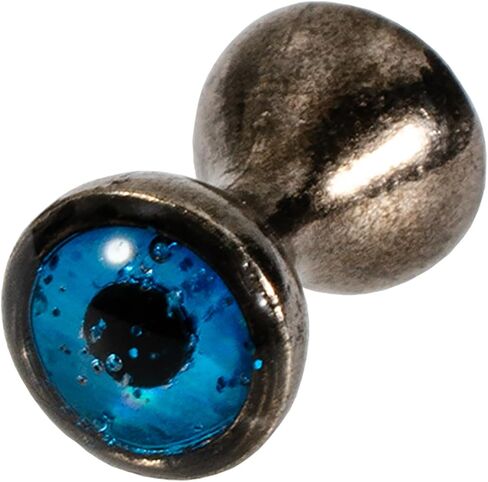 Montana Fly Company Fly Tying - Tungsten Sparkle Dumbbell Eyes - Pearl/Sparkle White Large in Kuwait