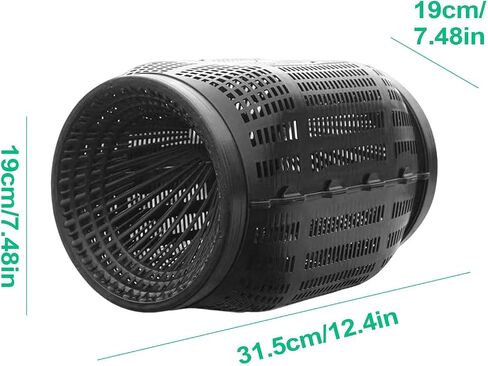 Turtle Traps for Ponds | Fish Trap | Fishing Net Cage for Shrimp Crab Traps | EEL River | Pinfish Trap Saltwater | Portable Lightweight Fish Bait T-raps with 6m Rope for Freshwater Saltwater in Saudi Arabia
