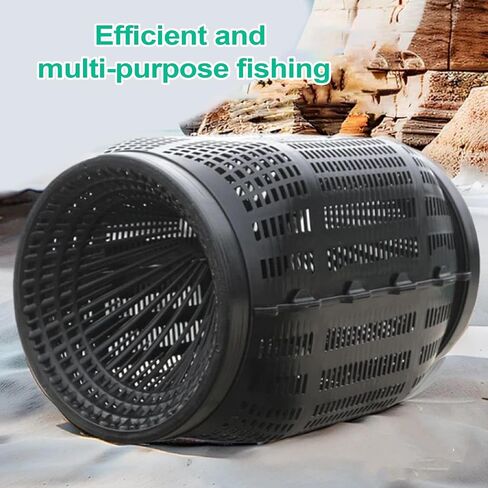 Turtle Traps for Ponds | Fish Trap | Fishing Net Cage for Shrimp Crab Traps | EEL River | Pinfish Trap Saltwater | Portable Lightweight Fish Bait T-raps with 6m Rope for Freshwater Saltwater in Saudi Arabia