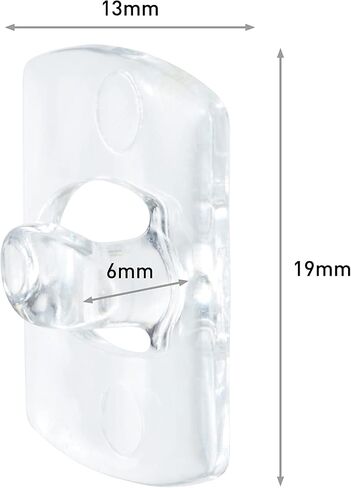 Command Decorative Hooks Transparent Strips 17026CLR, Colorless, Mini in Kuwait