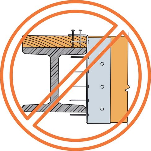 Simpson Strong-Tie HU612 HU Heavy Face-Mount Joist Hanger - for 6x12 Base, 14-Gauge Zinc Galvanized Steel, Versatile Joist Fit, Designed for Demanding Loads in Kuwait