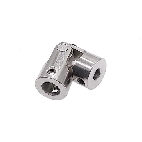 5/6/6.35/8mm Gimbal Shaft Couplings with Screw Universal Joint Coupling Motor Connector Metal 1Pcs(6.35mm to 8mm) in Saudi Arabia