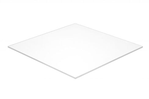 24" x 36" - 1/4" White Acrylic Plexiglass Sheet, Translucent 55% (2447) in Kuwait