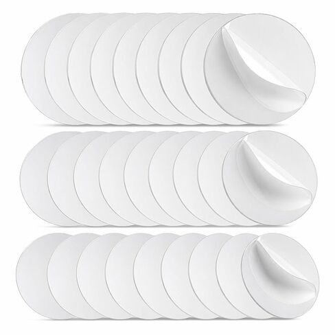 Acrylic Circle Blanks Clear Round Acrylic 30 Pack 2 Inch Clear Acrylic Round Blanks Circle Discs Transparent Coasters Ornaments Miniature Bases for DIY Crafts Painting Badge Reels Cake Disks in Kuwait