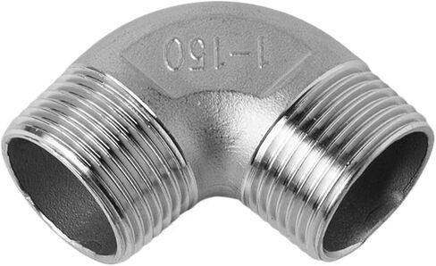 1/8" 1/4" 3/8" 1/2" 3/4" 1" Male Thread 304 Stainless Steel 90 Degree Elbow Pipe Fitting Connector Coupler(1I2 BSP - 1I4 BSP) Fitting in Kuwait
