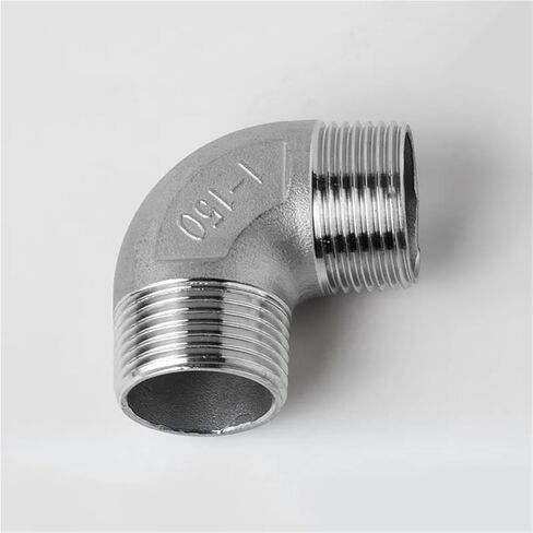 1/8" 1/4" 3/8" 1/2" 3/4" 1" Male Thread 304 Stainless Steel 90 Degree Elbow Pipe Fitting Connector Coupler(1I2 BSP - 1I4 BSP) Fitting in Kuwait