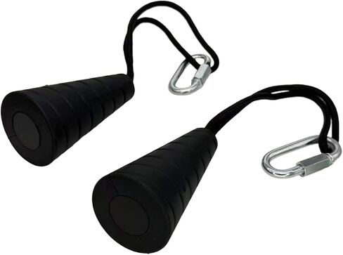 Tricep Rope Attachment & Neutral Grip Handle Set | Compatible with Cable Pull Machines, Suspension Trainers, Pull Up Bars, Resistance Bands, Home Gym Equipment in Kuwait