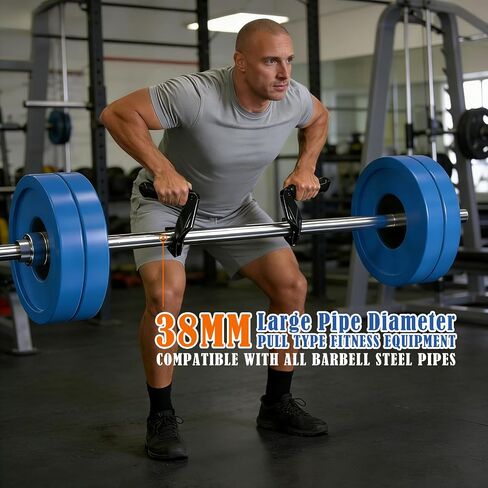 مقابض قبضة محايدة بزاوية 45 درجة لقضيب السحب، ومقابض سحب لأعلى مع خطافات محمولة مريحة للسحب، والرفعات الميتة، وصالة الألعاب الرياضية المنزلية، وتدريبات القوة، وأشرطة المقاومة - أسود in Kuwait