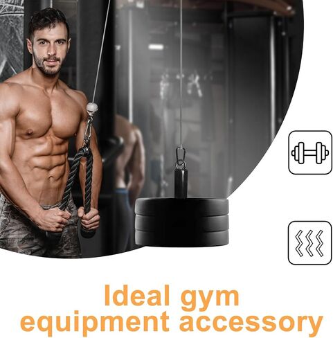 Loading Pin for Weight Plates, 2 Inch Olympic Weight Plate Compatible Weight Loading Pin with Carabiner for Cable Pulley LAT Pulldown System in Saudi Arabia