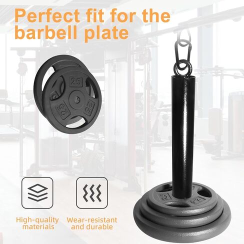 Loading Pin for Weight Plates, 2 Inch Olympic Weight Plate Compatible Weight Loading Pin with Carabiner for Cable Pulley LAT Pulldown System in Saudi Arabia