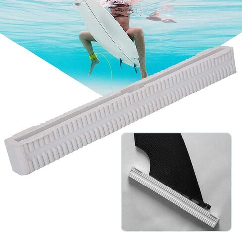 عالمي 10 بوصة Longboard Surfboard واحد مركز الذيل صندوق الزعنفة التوصيل حامل النايلون (أبيض) in Kuwait
