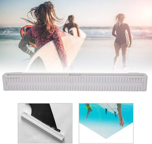 عالمي 10 بوصة Longboard Surfboard واحد مركز الذيل صندوق الزعنفة التوصيل حامل النايلون (أبيض) in Kuwait