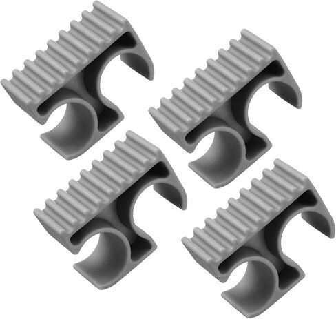Treela 4 Pcs Bimini Top Support Pole Clips Holder Top Rod Clip Brackets Hardware - Durable Plastic, Corrosion & UV Resistant, Ideal for Boats, Yachts & Kayaks in Kuwait