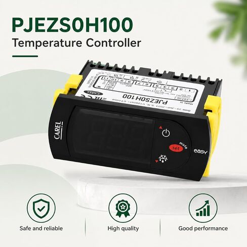 وحدة تحكم في درجة الحرارة PJEZS0H100 مناسبة للكاريل وجميع أنواع الثلاجة، وحدة تحكم رقمية دقيقة في درجة الحرارة 115 فولت مع مسبار مستشعر درجة الحرارة ومسبارين NTC وتعليمات تركيب الأجهزة in Kuwait