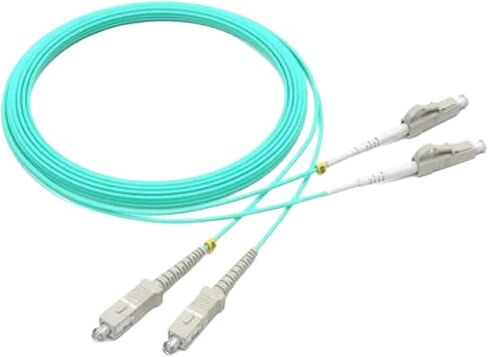 10 Root LC-SC Multi-Mode Duplex SC-UPC LC UPC Fiber Jumper(10PCS 1M OM4) | 10PCS 1M OM4 in Kuwait