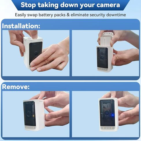 حزمة بطارية قابلة للإزالة ANTIEE WBAT1 - بطارية قابلة لإعادة الشحن متوافقة مع كاميرا WYZE Cam Pro، بديلة لبطارية WYZE WBAT1 7000 مللي أمبير (WBAT1) in Kuwait