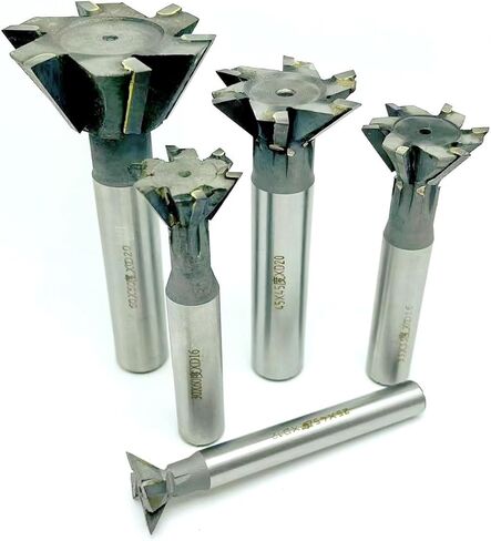 1pcs 20-60mm Diameter Carbide Dovetail Cutters 45/55/60 Degree Milling Cutter Straight Shank End Mill Groove Cutting Tools(40D-20d-6T,55 Degree) in Kuwait