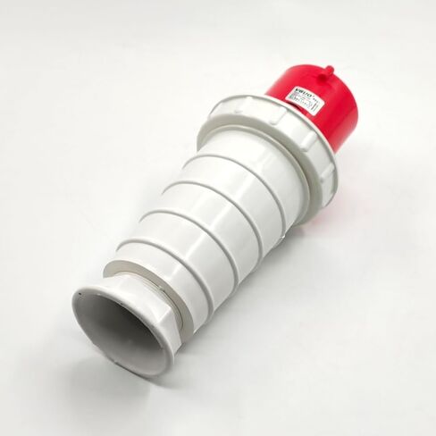 Waterproof White Industrial Connector Plug 4Pin 125A 380V-415V 3P+E IP67 in Kuwait