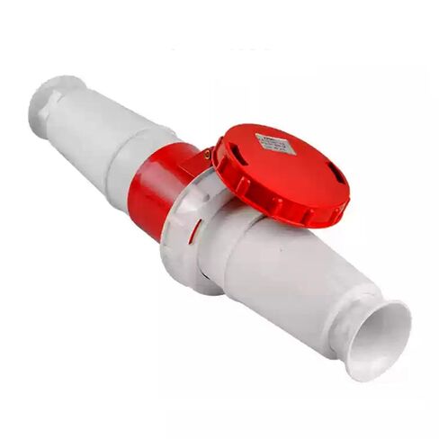 Waterproof White Industrial Connector Plug 4Pin 125A 380V-415V 3P+E IP67 in Kuwait