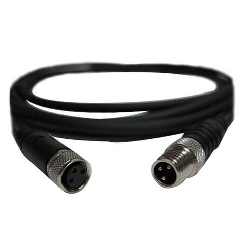 10pcs M8 3 pin Female Cable A Coding Waterproof Molding Pins Plug to Male with 1M 26AWG Wire in Kuwait