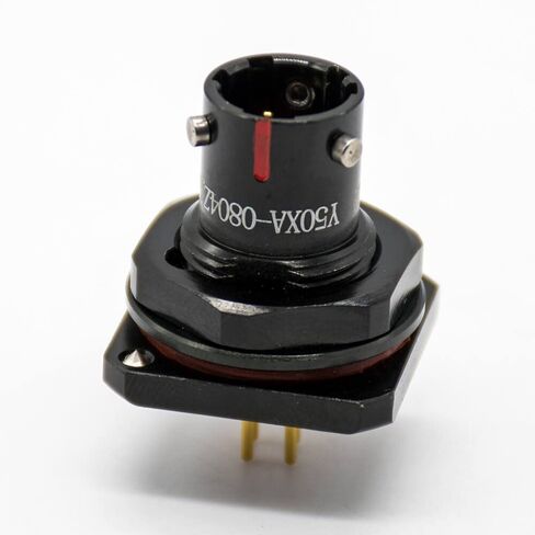 Y50X 4Pin 08 شل كابل توصيل لحام لوحة مقابس جبل/PCB قبل لوحة القفل ذكر بعقب مشترك موصل سالب in Kuwait