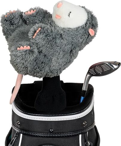 Daphne's Headcovers Oppossum Driver Headcover | Funny Golf Club Covers | Golf Head Covers for Drivers | Stylish Golf Club Head Covers | Golf Driver Covers | Men’s & Women’s Driver Headcover in Kuwait