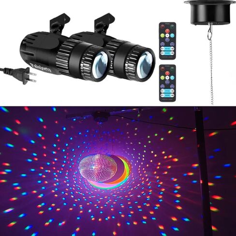 Disco Ball Motor and 2 Pack Pinspot Light in Kuwait