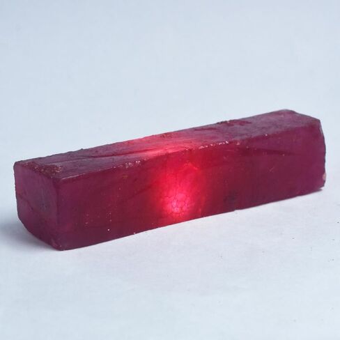 Natural Red Ruby Uncut Rough 123.9 Ct Loose Gemstone CERTIFIED in Kuwait