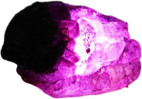 Natural Loose Gemstone Purple Sapphire 156 Ct Rough CERTIFIED Uncut Raw in Kuwait