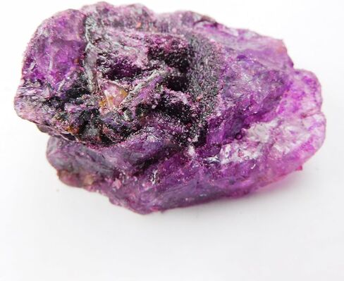 Natural Loose Gemstone Purple Sapphire 156 Ct Rough CERTIFIED Uncut Raw in Kuwait