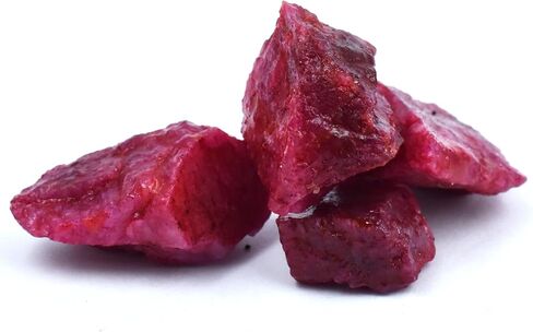 Raw Rough Uncut Natural Red Ruby 98.6 Ct Lot Loose Gemstone CERTIFIED in Kuwait