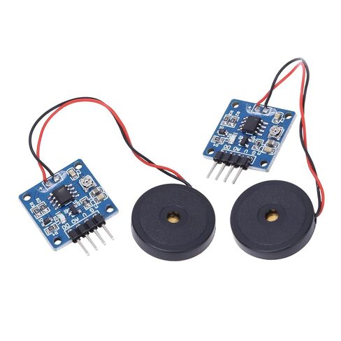 Piezoelectric Vibration Sensor Module, Analog Vibration Switch Module, Adjustable Sensitivity Potentiometer Sensor with Accurate Detection, Ideal for Electronic Drum Interaction in Kuwait