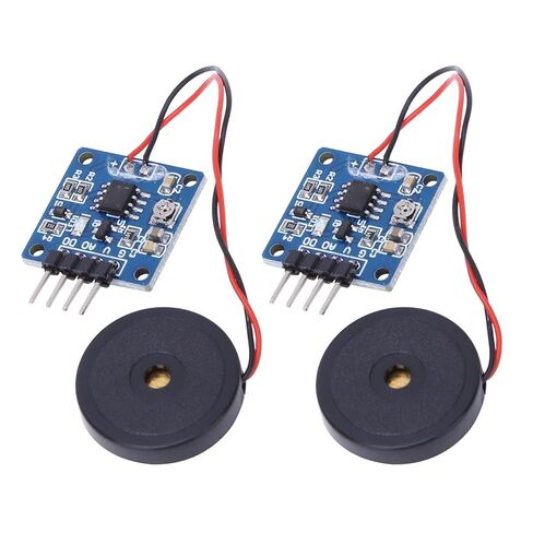 Piezoelectric Vibration Sensor Module, Analog Vibration Switch Module, Adjustable Sensitivity Potentiometer Sensor with Accurate Detection, Ideal for Electronic Drum Interaction in Kuwait