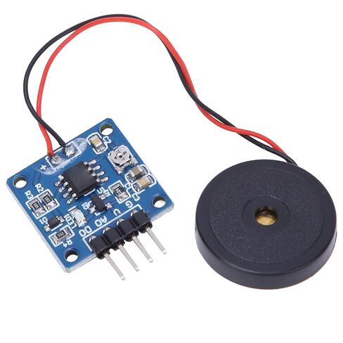 Piezoelectric Vibration Sensor Module, Analog Vibration Switch Module, Adjustable Sensitivity Potentiometer Sensor with Accurate Detection, Ideal for Electronic Drum Interaction in Kuwait