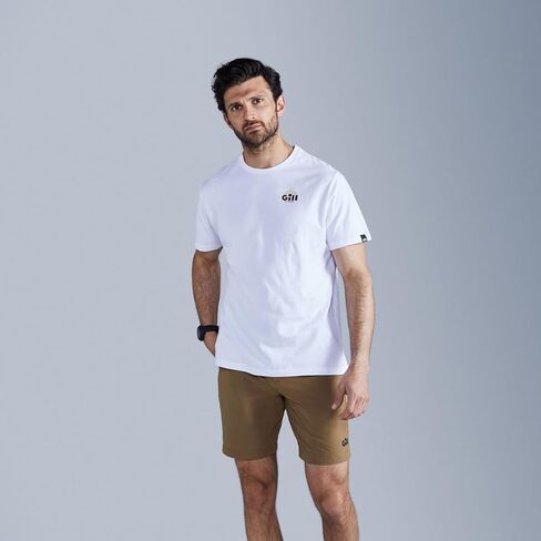 GILL Men's Excursion Fishing Shorts - Lightweight, 2-Way Stretch, Quick Dry, Water & Stain Repellent, UPF 50+ UV Protection (Coffee, L) in Kuwait