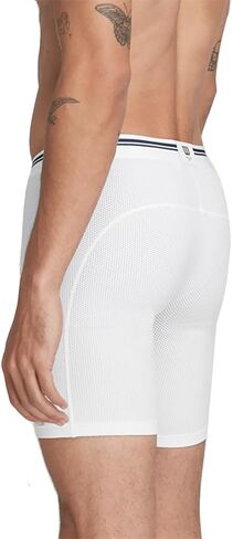 WILSON Pro Staff Mens Tennis Compression Shorts Bright White Medium in Kuwait