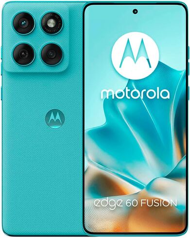 Motorola Moto Edge 60 Fusion 5G Ai (متوافق مع Tmobile Mint Tello & Global) (256 جيجابايت + 8 جيجابايت) NFC 50 ميجابكسل كاميرا ثلاثية مزدوجة الشريحة 6.67 بوصة منحنية XT2503-1 إصدار أمريكي لاتيني (Slipstream (أزرق)) in Kuwait