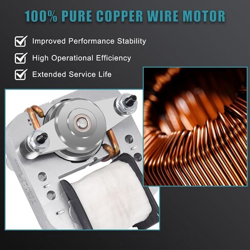 BP27 Fan Motor Replacement for Broan Nutone 663-C 688-C 663 688 678 671 659 662 668 670 689 669 663-E 688-E 678-C 678-D 678-F Bathroom Exhaust Fan, S97012038 Vent Fans Motor 50CFM, 2.0 Sones, 2-Pack in Kuwait