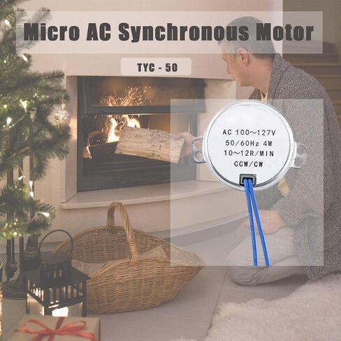 1 Piece 4 Sizes AC 100V-127V 4W 50/60Hz Synchronous Motor (10-12RPM) in Kuwait
