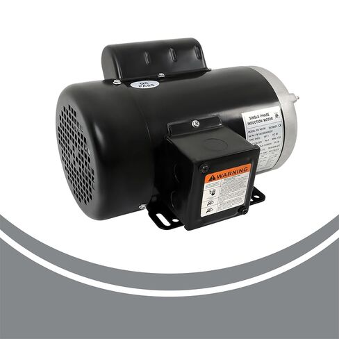 Electric Motor 1 HP 1725RPM Single Phase Motor 115V/230V 13.6/6.8A 56 Frame CW/CCW for Agricultural Equipment in Kuwait