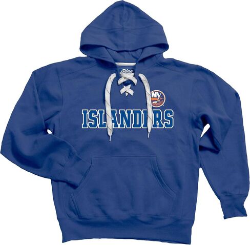 Blue 84 NHL unisex-adult Nhl Officially Licensed Lace Up Hockey Hooded Sweatshirt in Kuwait