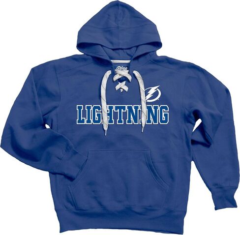 Blue 84 NHL unisex-adult Nhl Officially Licensed Lace Up Hockey Hooded Sweatshirt in Kuwait