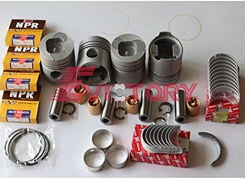 For ISUZU 4BG1-T 4BG1T rebuild kit piston gasket bearing water pump oil pump in Kuwait