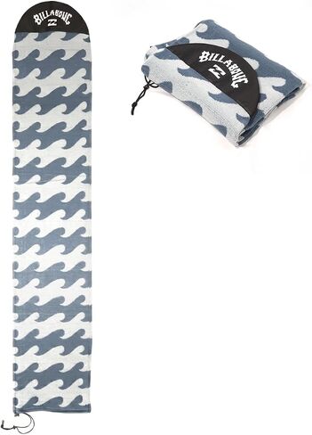 x غطاء جورب Billabong Surfboard، جورب من قماش الجاكار الفاخر، حماية من الأشعة فوق البنفسجية، احتواء الشمع، أنف معزز، إغلاق برباط، مقاس مناسب للوح القصير in Kuwait