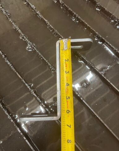 1/4" Steel Z Bracket 6" x 2" x 1/4" Steel Z Bracket with Slots (4 Pack) Hot Rolled in Kuwait