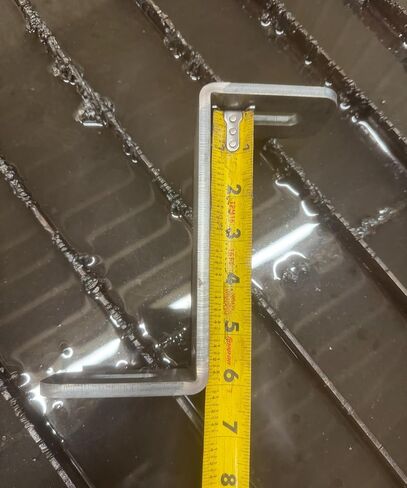 1/4" Steel Z Bracket 6" x 2" x 1/4" Steel Z Bracket with Slots (4 Pack) Hot Rolled in Kuwait