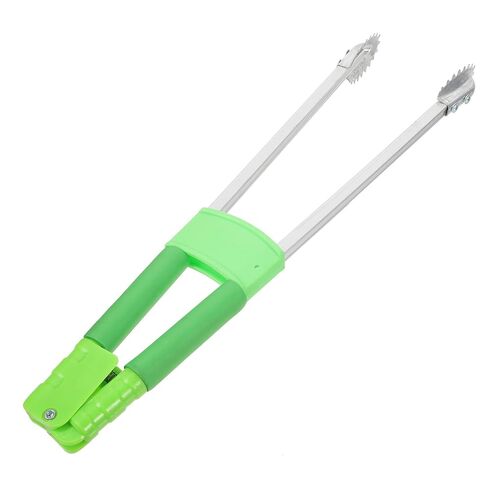 Trash Grab Tool with Iron Clamp, Short Handle Litter Grabber for Home and Sanitation Use, Heavy-Duty Waste Paper Grabber with Reinforced Green Dual Tubes (2961ks-52) in Kuwait