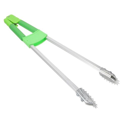 Mikinona Garbage Clamp Trash Grabber Tool with Iron Head, Short Handle Portable Waste Grabber for Household and Sanitation Use, Heavy-Duty Dual-Tube Waste Picking Clamp in Kuwait